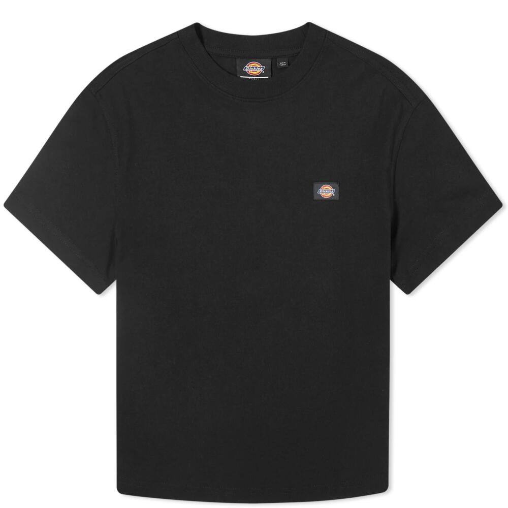 Dickies Women's Oakport Cropped Boxy T-Shirt in Black Cover