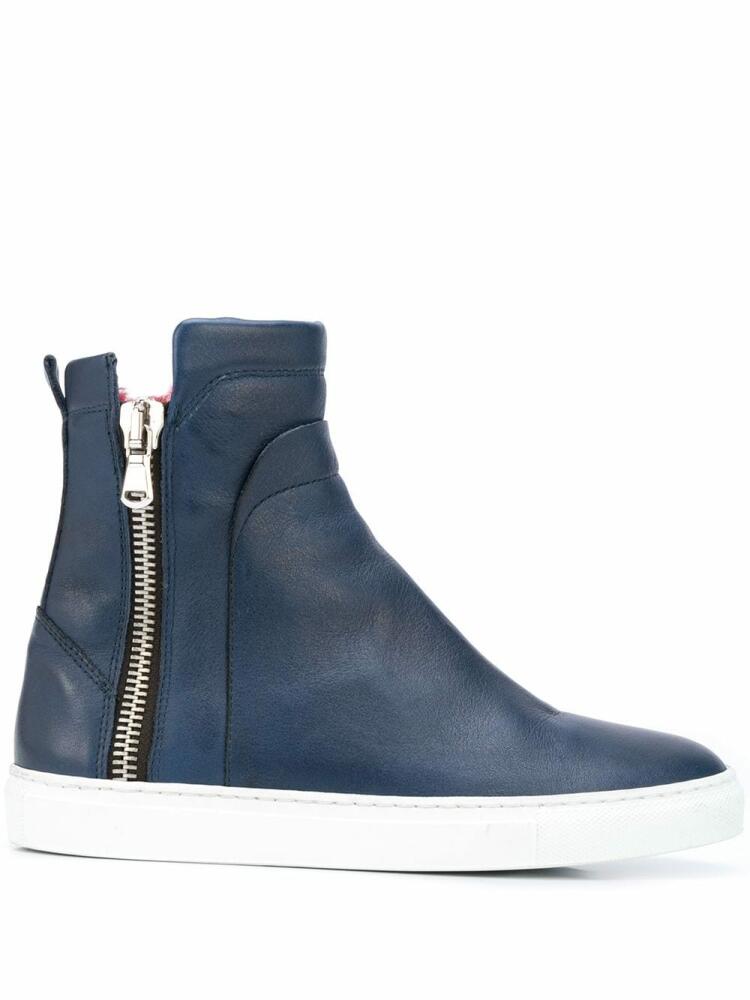 Madison.Maison high-top fur sneaker - Blue Cover