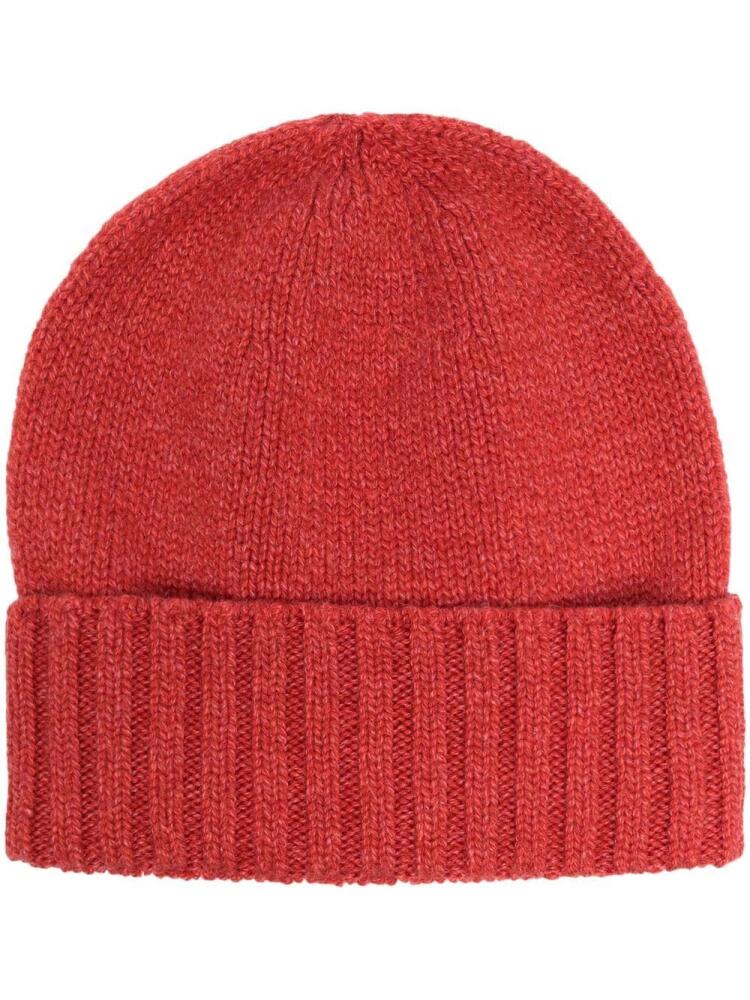 Dell'oglio cashmere intarsia knit hat - Orange Cover