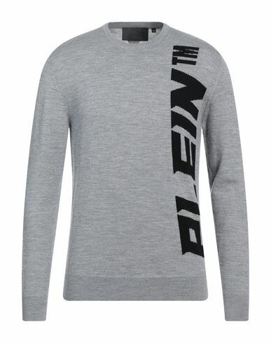 Philipp Plein Man Sweater Grey Wool Cover