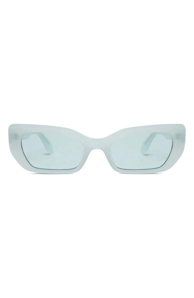 Elisa Johnson Cookie 54mm Cat Eye Sunglasses in Mint Blue Cover