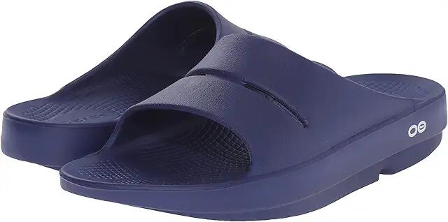 OOFOS OOahh Slide (Navy) Sandals Cover