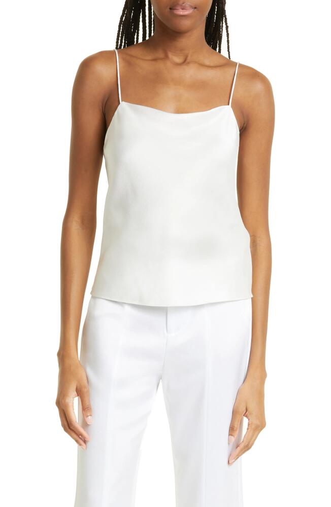 Alice + Olivia Harmony Satin Camisole in Off White Cover