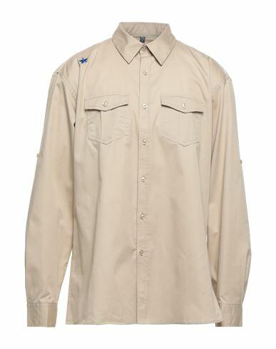 The Editor Man Shirt Beige Cotton Cover