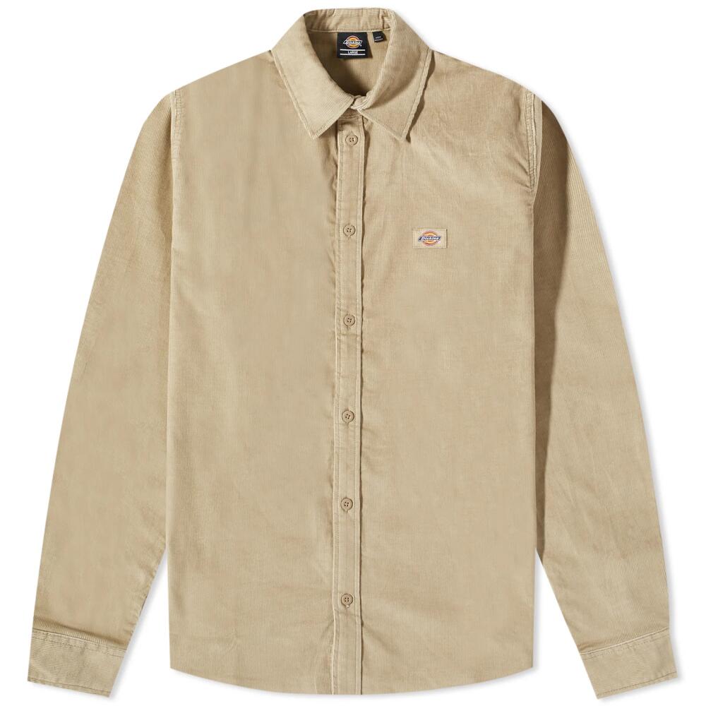 Dickies Men's Wilsonville Corduroy Shirt in Desert Sand Cover