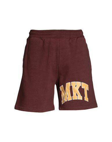 Market Mkt Arc Sweatshorts Man Shorts & Bermuda Shorts Brown Cotton Cover