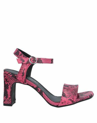 Janet & Janet Woman Sandals Fuchsia Soft Leather Cover