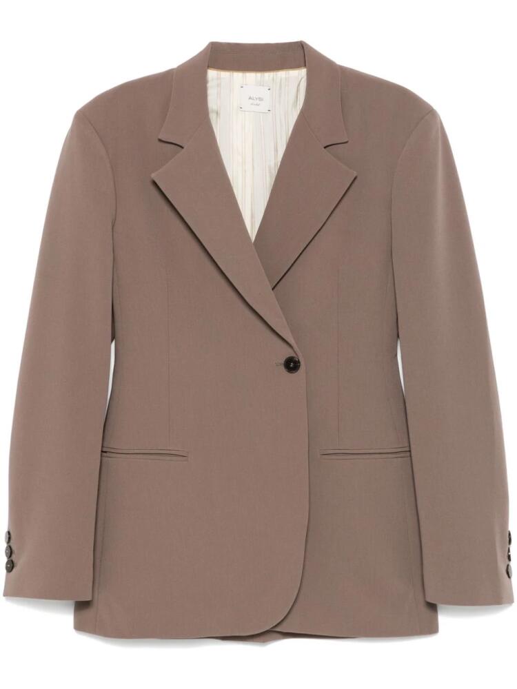 Alysi double-breasted blazer - Brown Cover