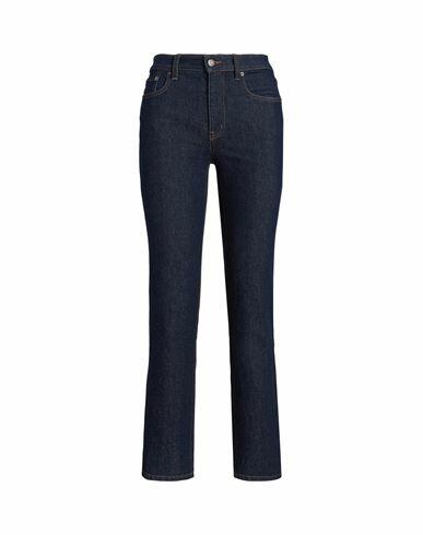 Lauren Ralph Lauren High-rise Boot Jean Woman Jeans Blue Cotton, Elastane Cover