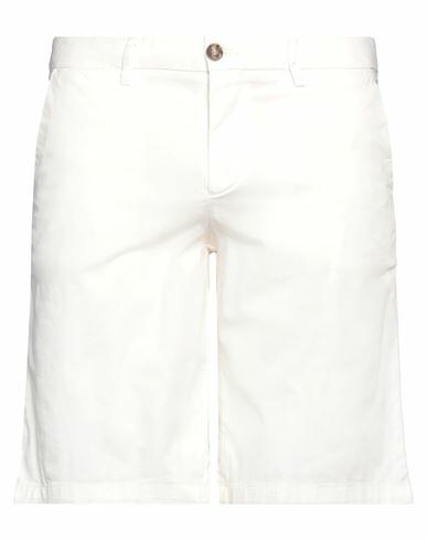 Trussardi Jeans Man Shorts & Bermuda Shorts White Cotton, Elastane Cover