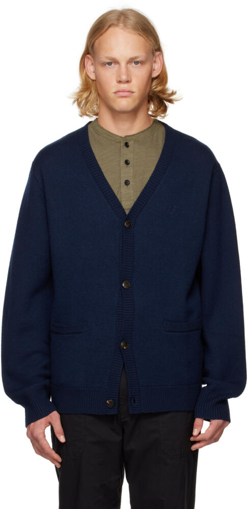 Saturdays NYC Navy Michael Cardigan Cover