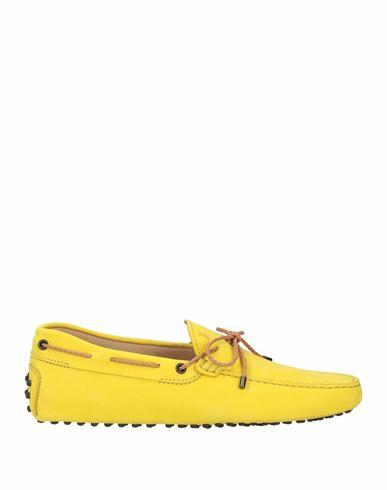 Tod's Man Loafers Acid green Calfskin Cover