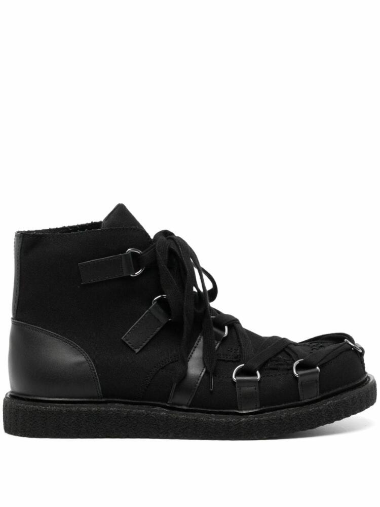 Yohji Yamamoto lace-up boots - Black Cover