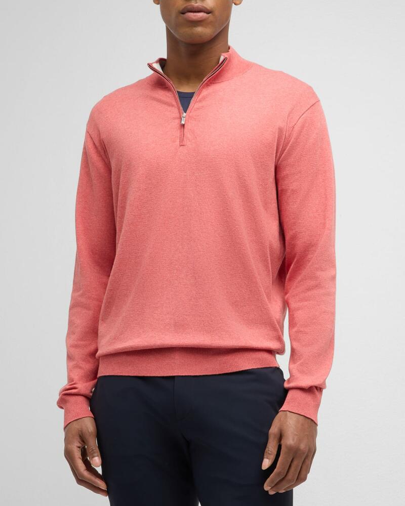 Peter Millar Men's Whitaker Quarter-Zip Sweater Cover