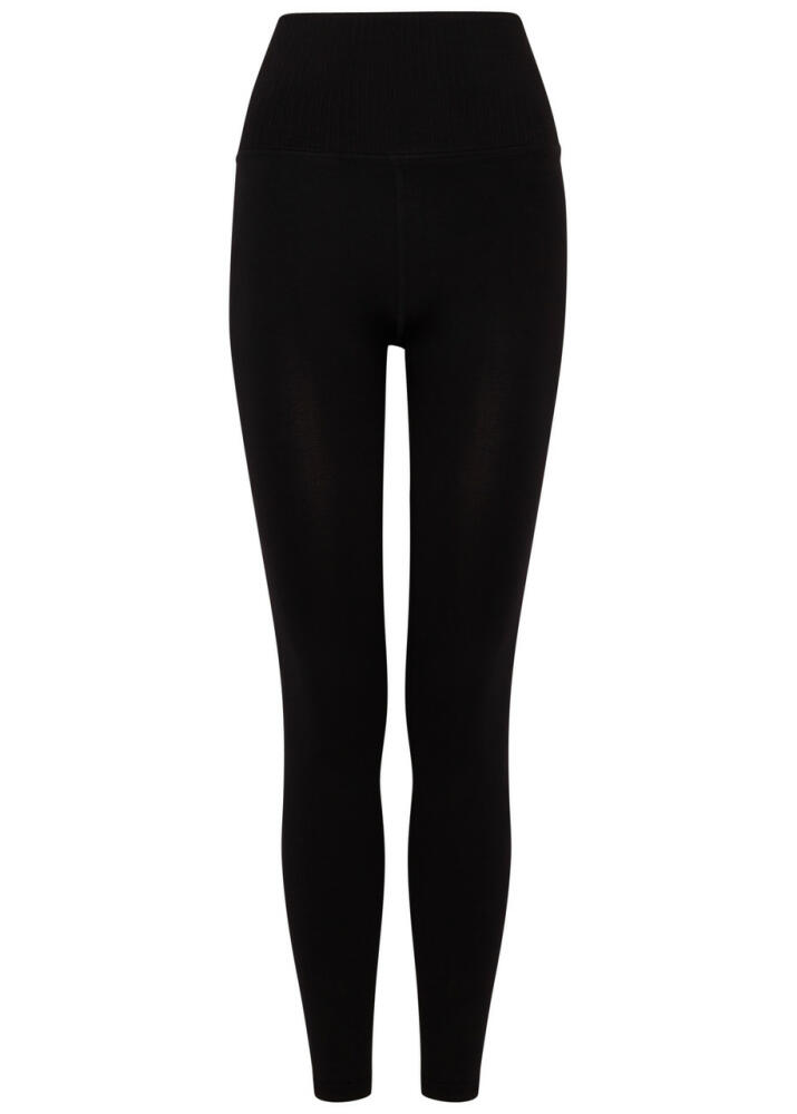 Free People Movement Good Karma Stretch-jersey Leggings - Black Cover