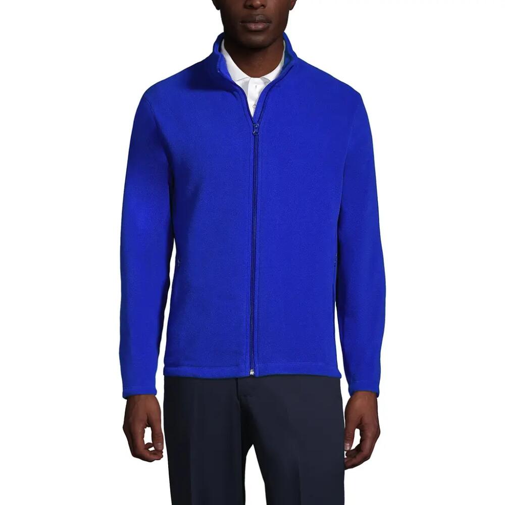 Lands' End Full-Zip Mid-Weight Fleece Jacket in Cobalt Cover