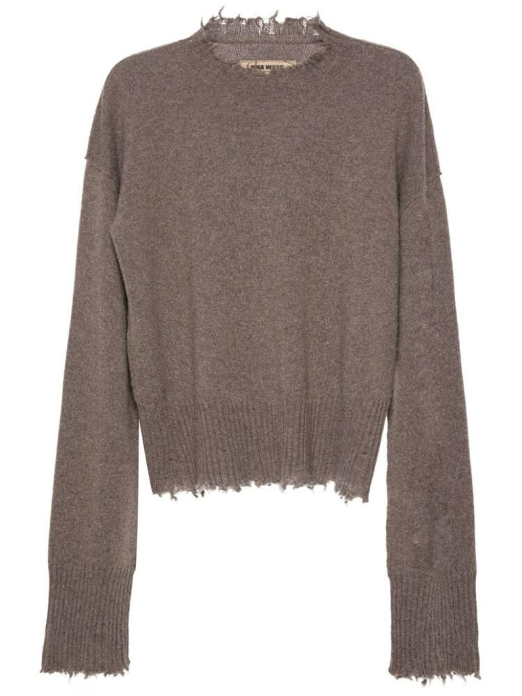 Uma Wang long-sleeve jumper - Brown Cover