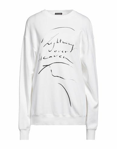 Ann Demeulemeester Woman Sweatshirt White Cotton Cover