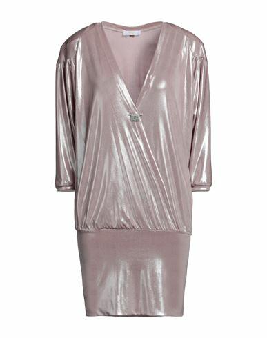 Relish Woman Mini dress Pastel pink Polyester, Elastane Cover