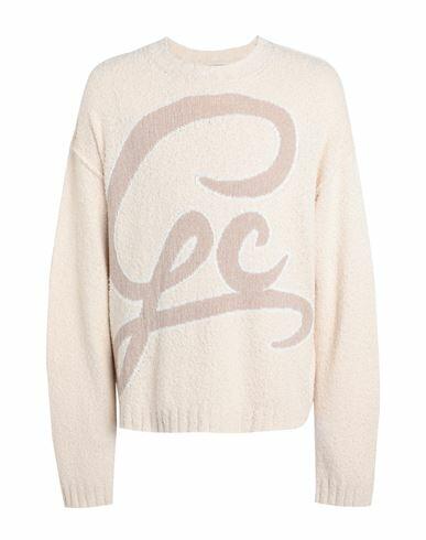 Gcds Man Sweater Cream Cotton, Acrylic, Polyamide Cover