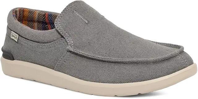 Sanuk Sidewalk Surfer Lite 2 SL (Charcoal) Men's Shoes Cover