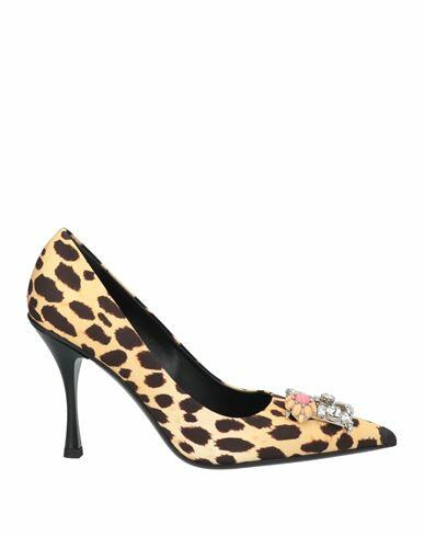 Dsquared2 Woman Pumps Apricot Textile fibers Cover