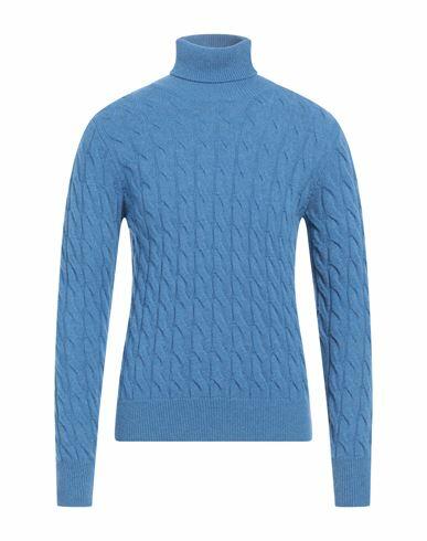 +39 Masq Man Turtleneck Azure Wool Cover