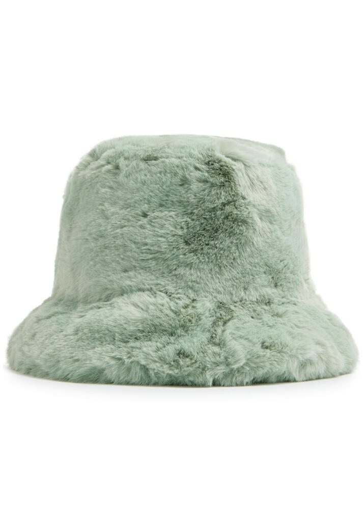 Jakke Hattie Faux fur Bucket hat - Mint Cover