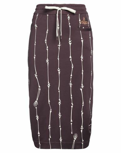 Vivienne Westwood Woman Midi skirt Deep purple Polyamide, Cotton, Elastane Cover