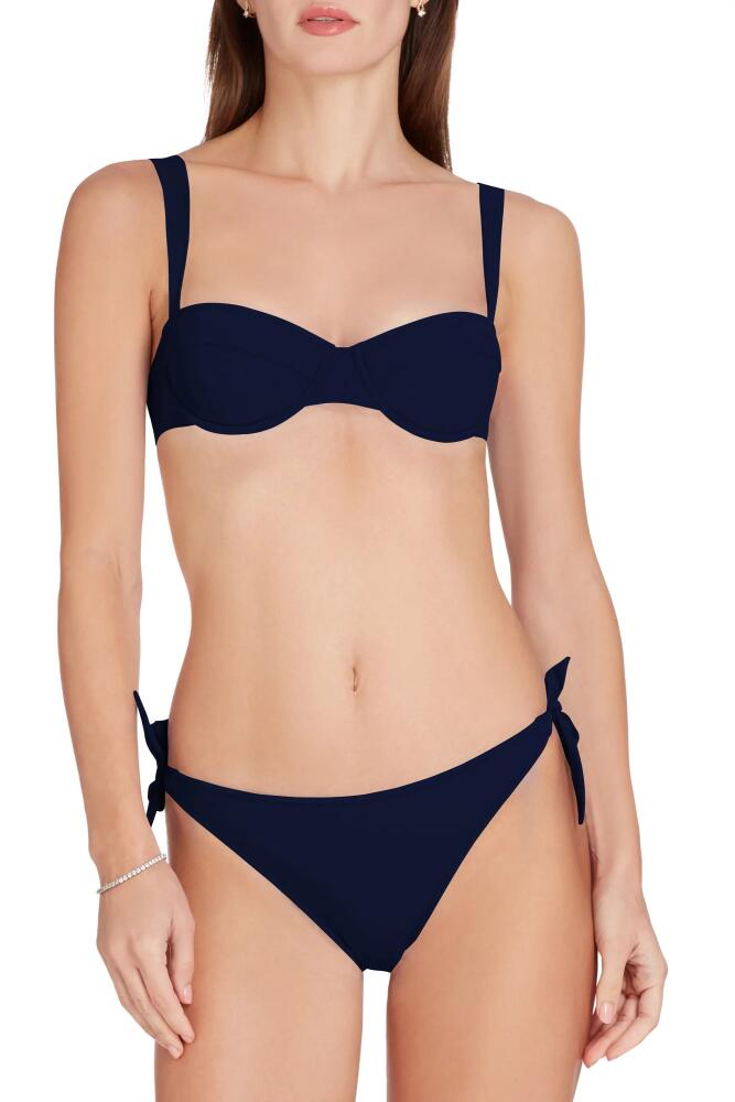 VALIMARE Milos Side Tie Bikini Bottom in Navy Blue Cover