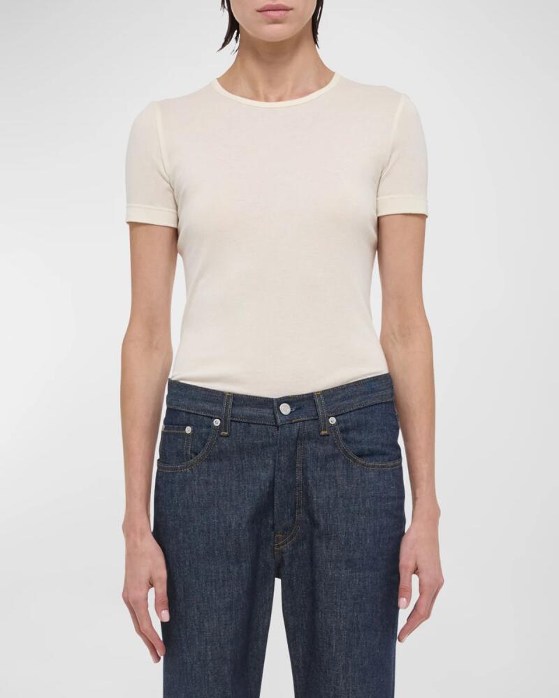 Helmut Lang Classic Short-Sleeve Rib Tee Cover