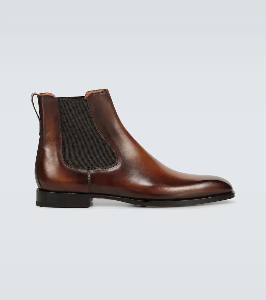 Berluti Caractère Capri leather boots Cover