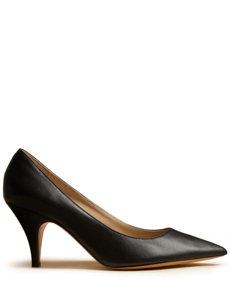 KHAITE The River 75mm leather pumps - Black Cover