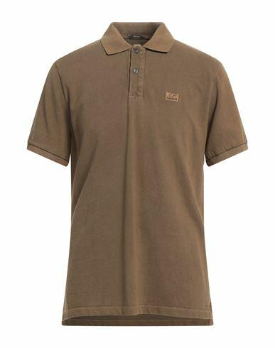 C. p. Company Man Polo shirt Military green Cotton Cover