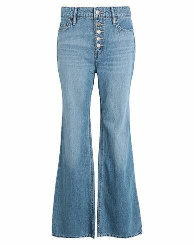 Lauren Ralph Lauren Woman Jeans Blue Cotton, Lyocell Cover