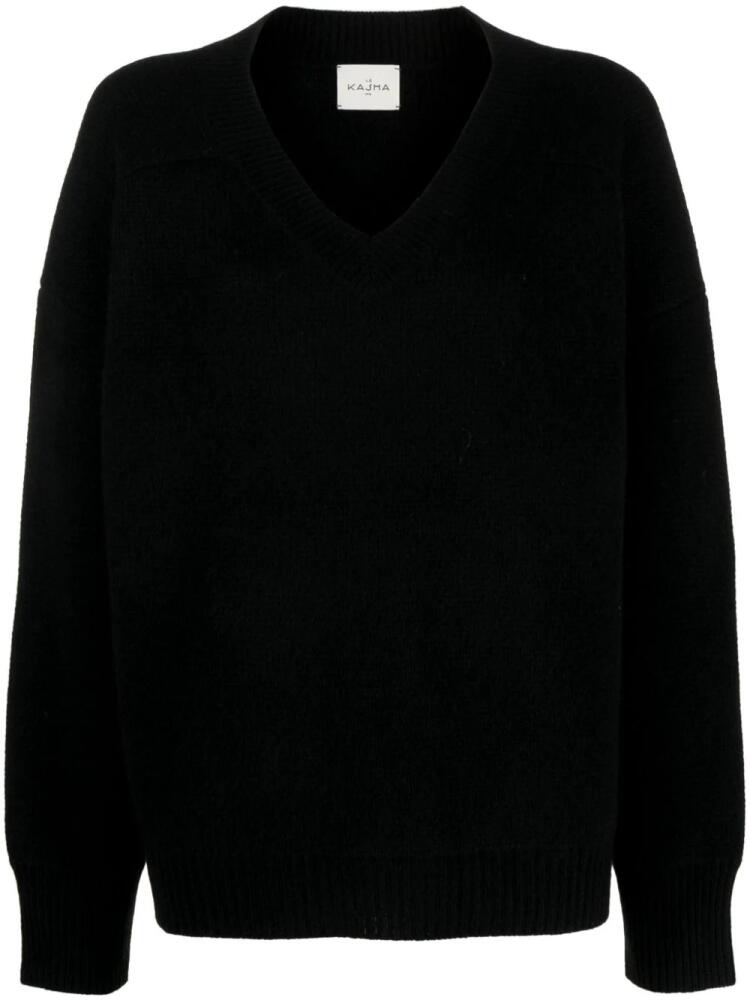 Le Kasha V-neck cashmere jumper - Black Cover