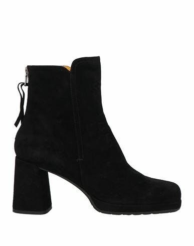 Mara Bini Woman Ankle boots Black Leather Cover