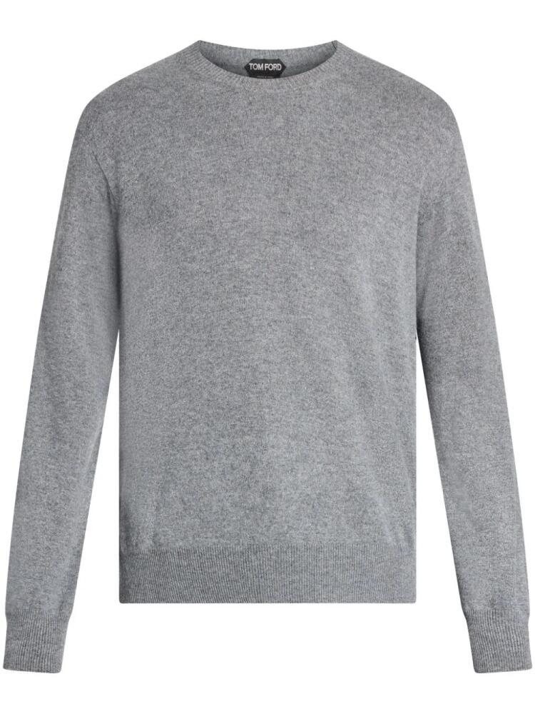 TOM FORD knitted cashmere top - Grey Cover