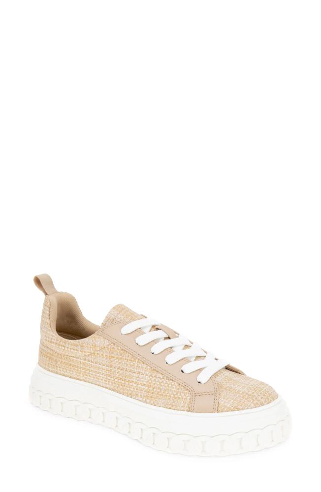 bcbg Riso Platform Sneaker in Natural Raffia Cover