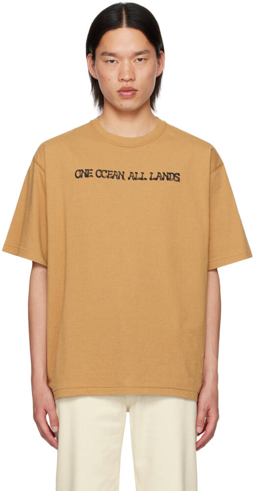 nanamica Brown 'OOAL' T-Shirt Cover