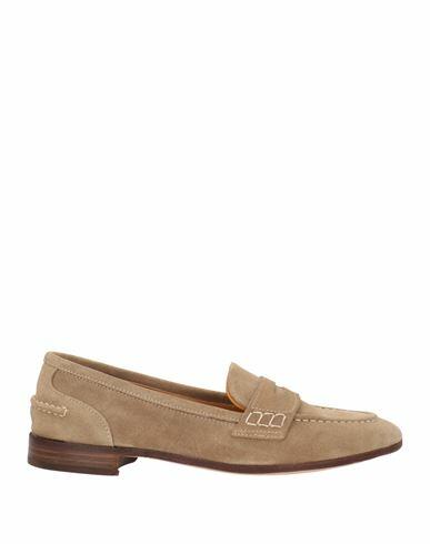 Calpierre Woman Loafers Beige Soft Leather Cover