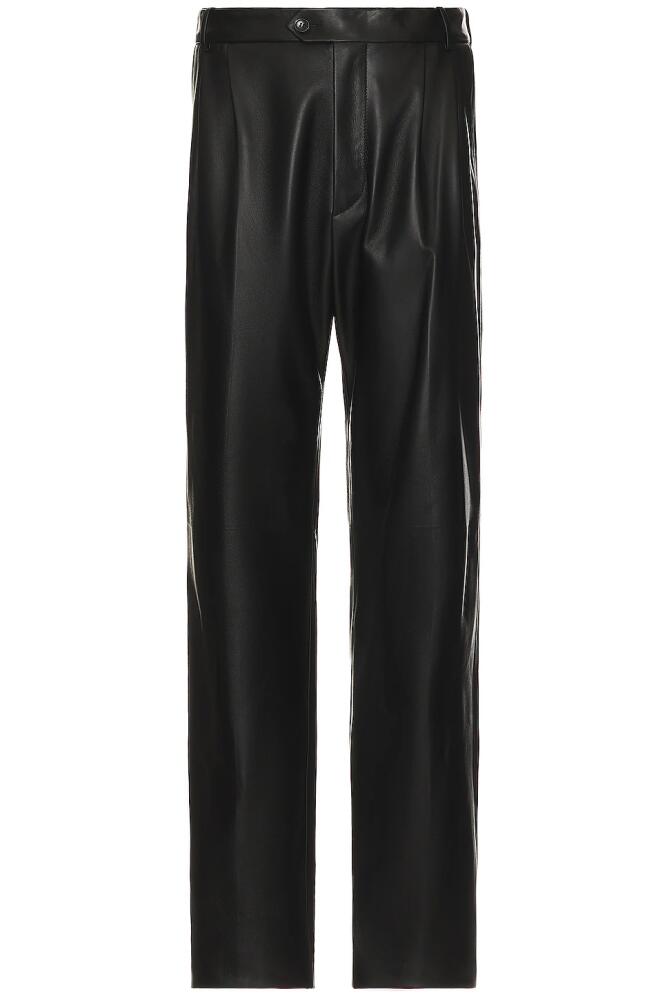 Bally Leather Trousers in Black Cover