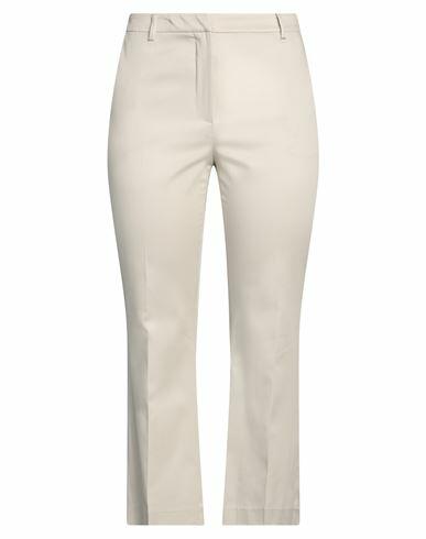 Emma & Gaia Woman Pants Beige Cotton, Elastane Cover