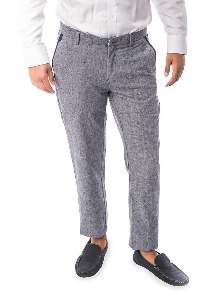 Elie Balleh Men's Heathered Pants - Navy Cover