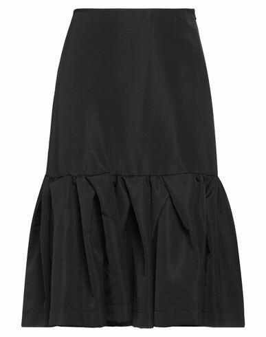 Marques' Almeida Woman Midi skirt Black Recycled polyester Cover