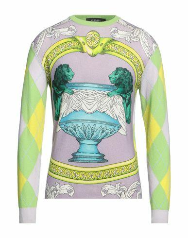 Versace Man Sweater Lilac Cashmere Cover