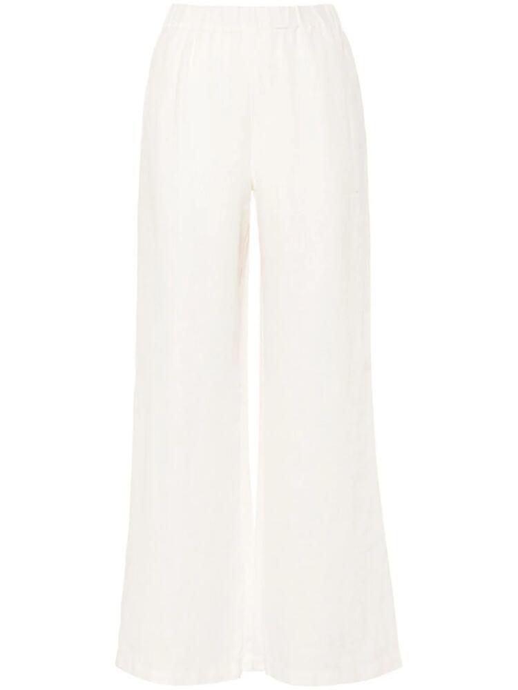 120% Lino linen straight trousers - Neutrals Cover