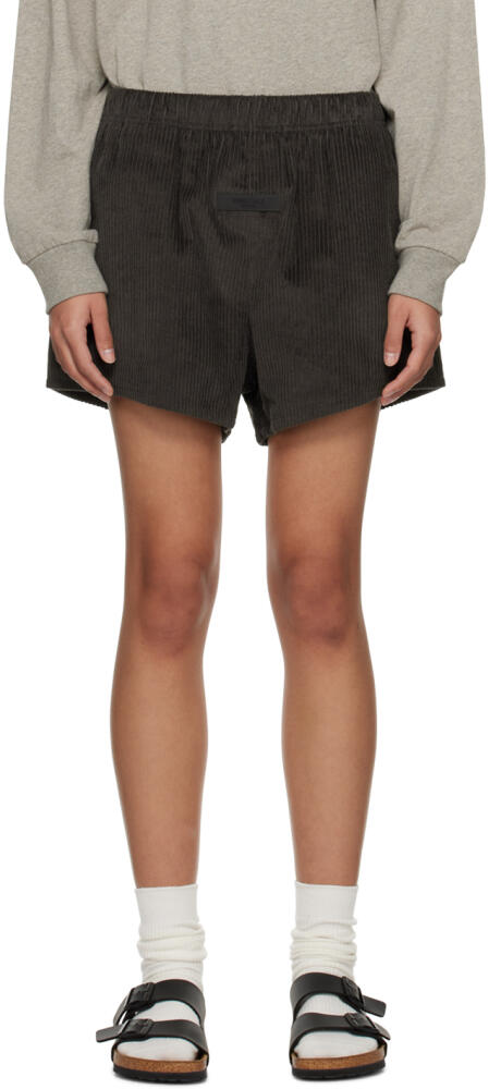 Fear of God ESSENTIALS Gray Drawstring Shorts Cover