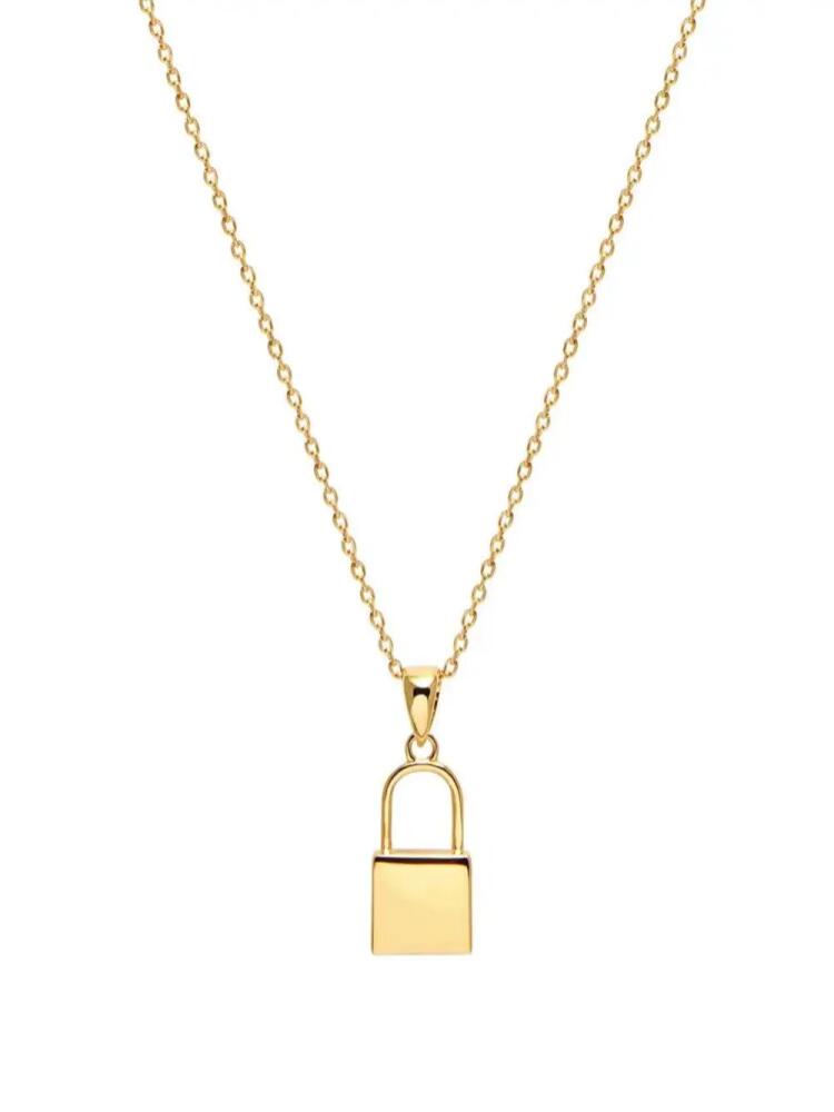 Nialaya Jewelry Lock necklace - Gold Cover