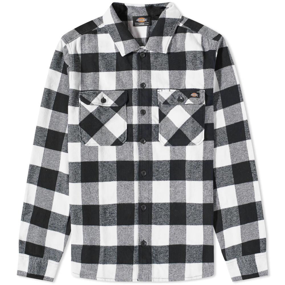 Dickies Men's New Sacramento Check Shirt in Black Cover